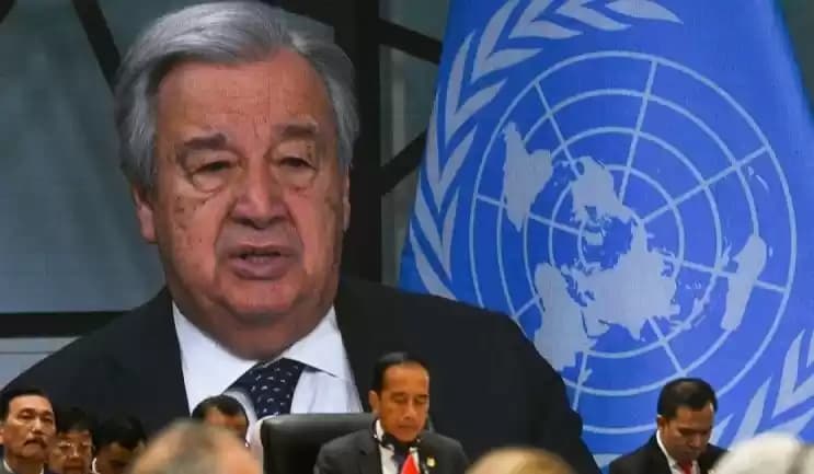 Foto Rekaman Sekretaris Jenderal Perserikatan Bangsa-Bangsa Antonio Guterres