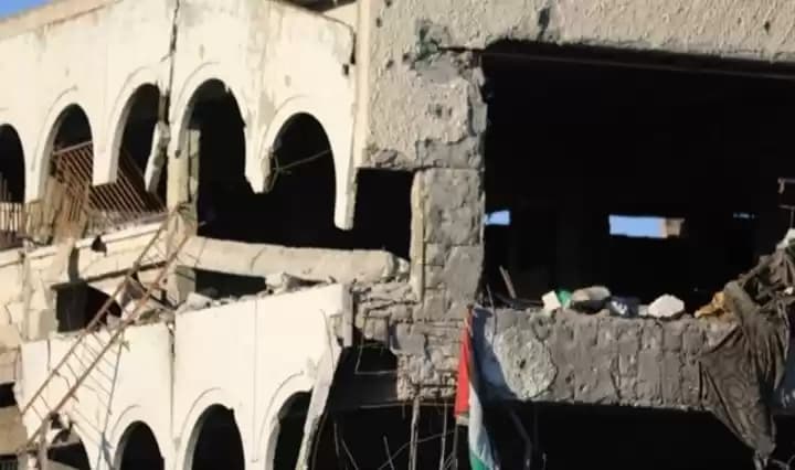 Foto Sedikitnya 25 warga Palestina tewas dalam serangan udara Israel yang menargetkan Sekolah Hassan Salama di barat kota Gaza