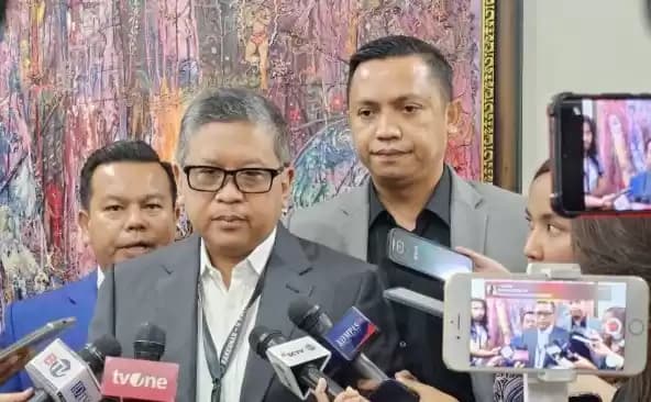 Foto Sekjen PDI Perjuangan Hasto Kristiyanto.
