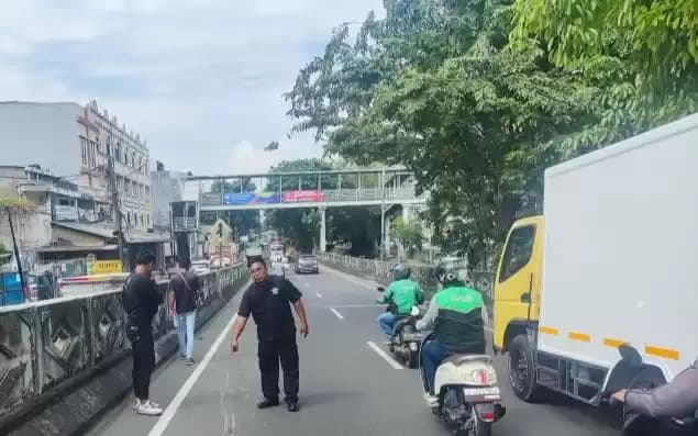 Foto TKP Kecelakaan Motor di Tambora
