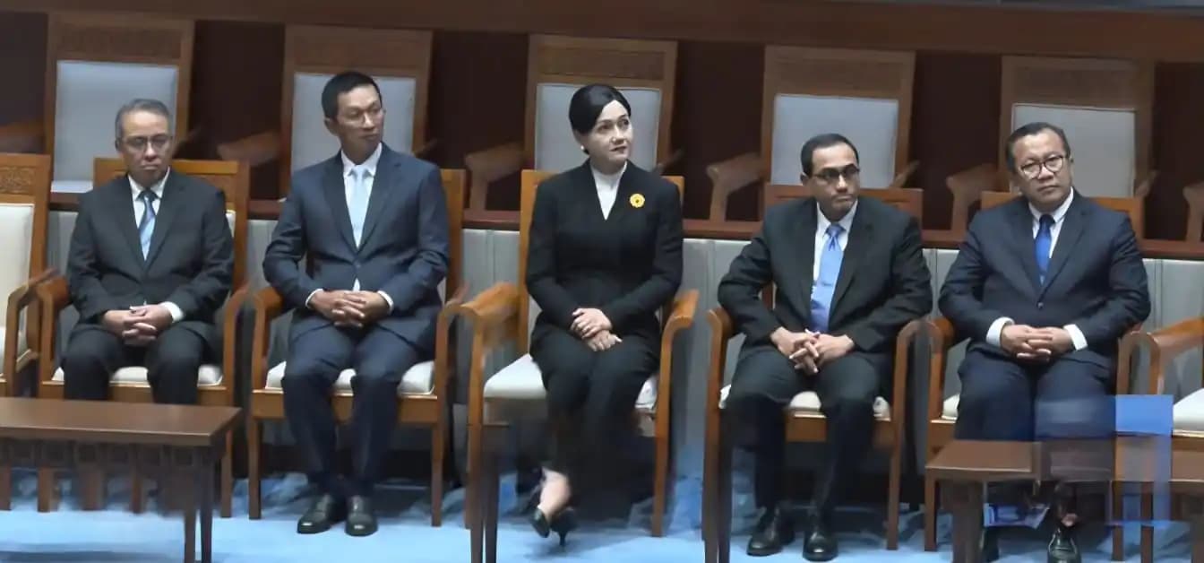 Friderica Widyasari Dewi sebagai Ketua Dewan Komisione OJK dan anggota OJK. (Foto. Rizal Siregar)