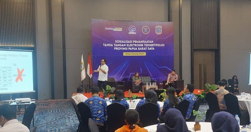 Kemenkominfo Sosialisasi Pemanfaatan Tanda Tangan Elektronik di Papua Barat Daya