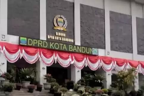 Gedung DPRD Kota Bandung, Jawa Barat.