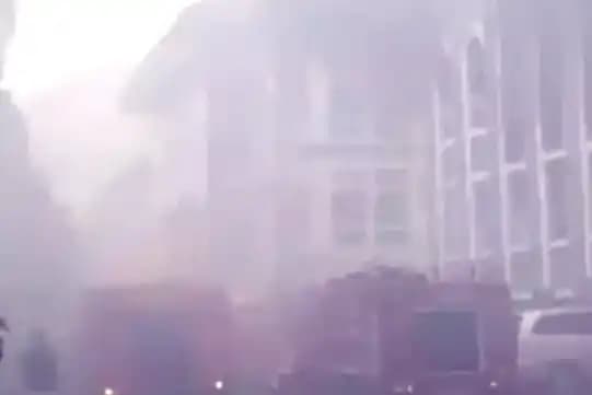 Gedung Rektorat UIN Jakarta Terbakar