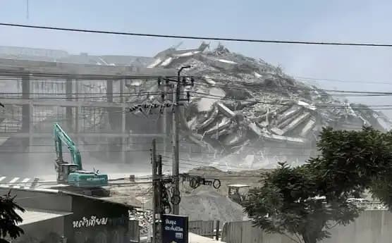 Gempa 7,7 Magnitudo Guncang Myanmar, Ratusan Orang Berhamburan