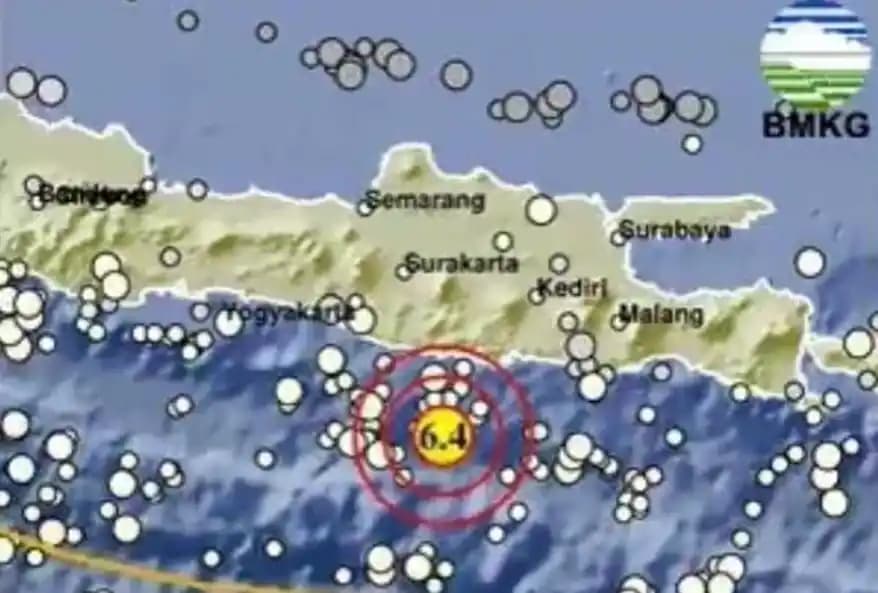 Gempa berkekuatan Magnitudo 6,4 mengguncang Pacitan