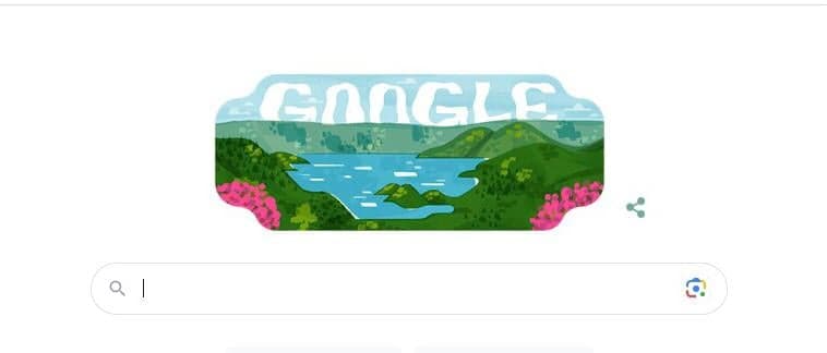 Danau Toba Jadi Tema Google Doodle Hari Ini