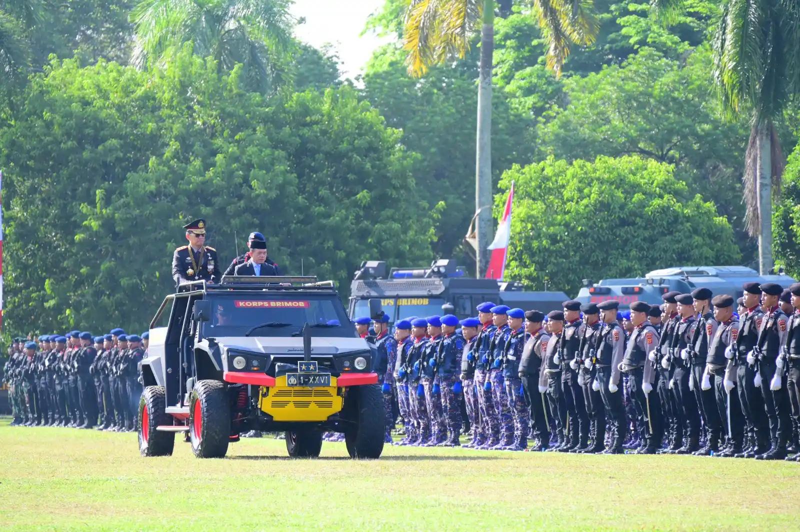 Gubernur Jambi dan Kapolda Jambi Irjen Pol. Krisno H. Siregar