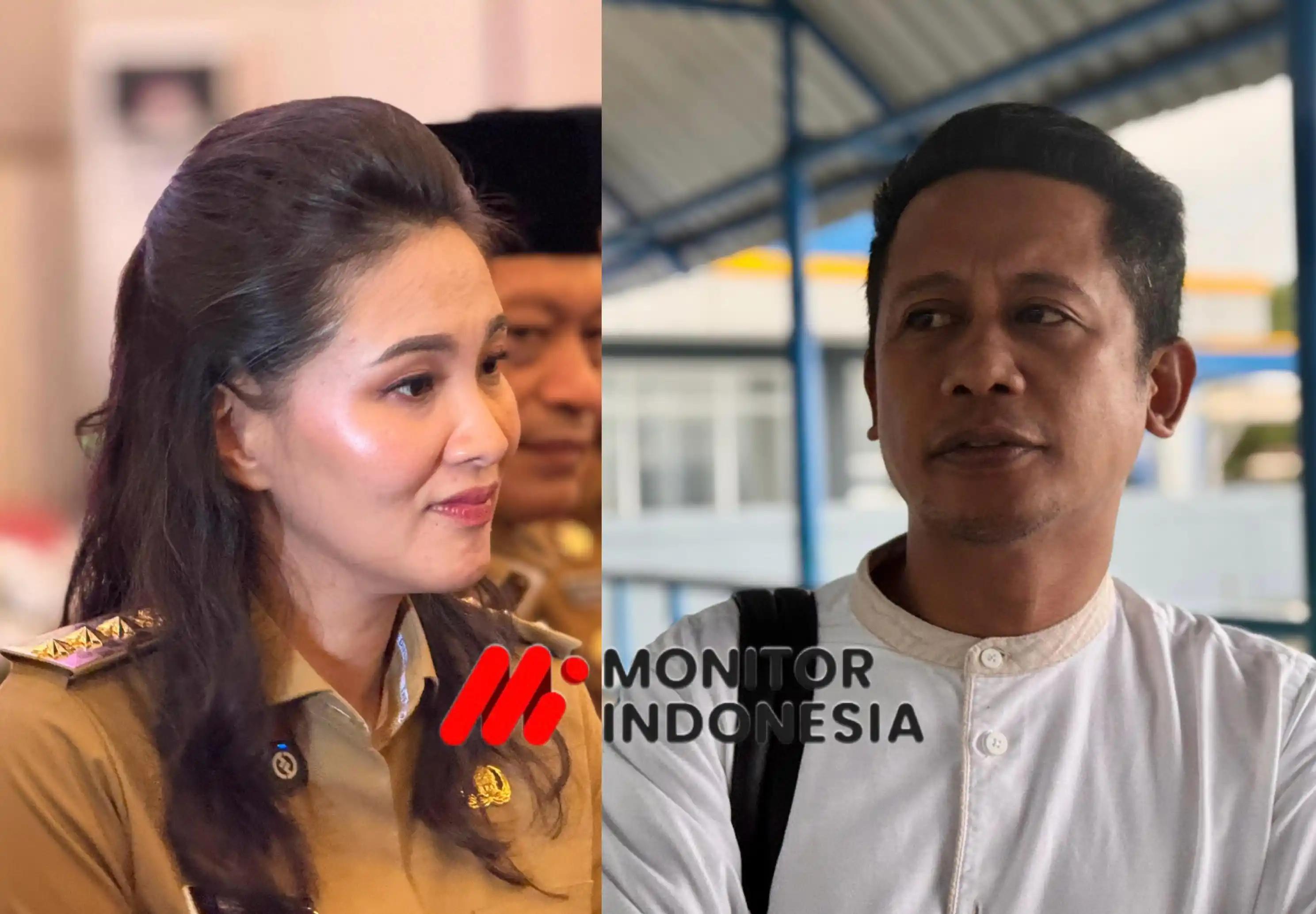Gubernur Malut Sherly Tjoanda dan Plt Kadis PUPR Risman Iriyanto Djafar