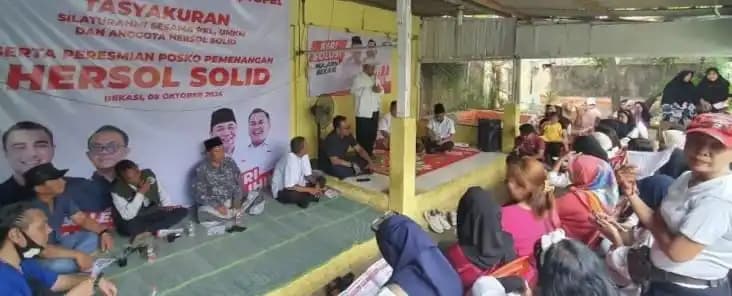 Herkos alam Sambutannya disela Peresmian Posko Pemenangan Nomor Urut Satu
