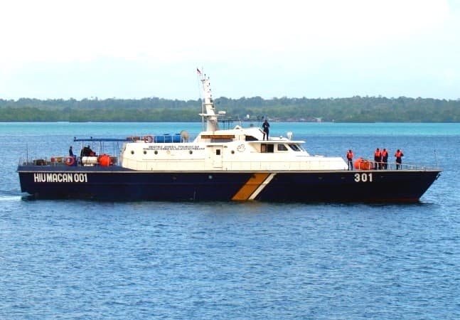 Genap 1.001 Kapal Ikan Asing Ilegal Ditangkap Kapal Pengawas KKP Hiu Macan 01