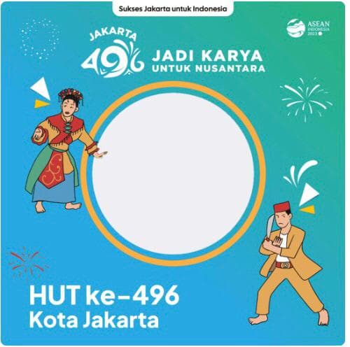 15 Link Twibbon HUT ke-496 DKI Jakarta, Cocok Dibagikan ke Media Sosial