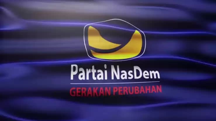 Illustrasi bendera Nasdem (Foto: Ist)