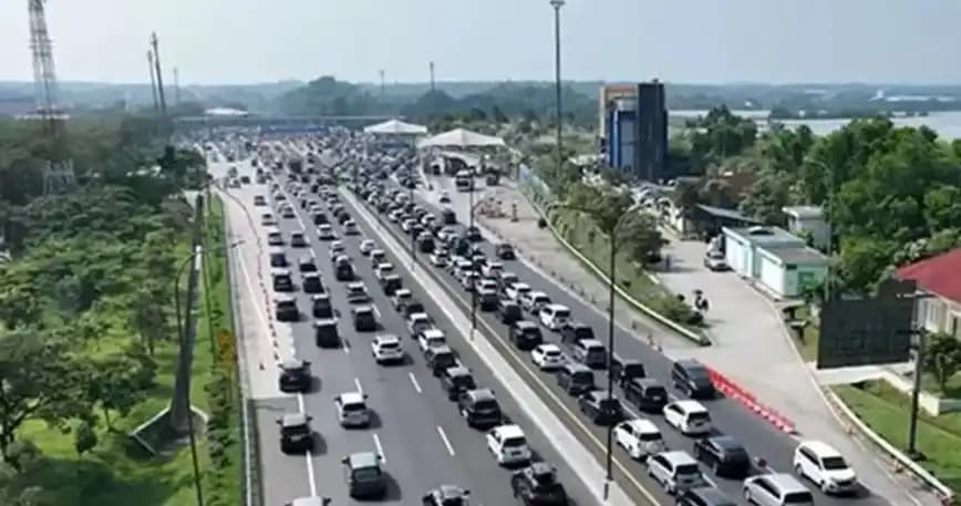 Illustrasi skema rekayasa lalulintas satu arah atau one way