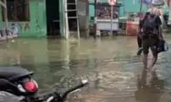 Ilustrasi Banjir Rob di Kelurahan Pluit