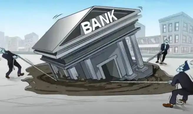 Ilustrasi Bank Bangkrut