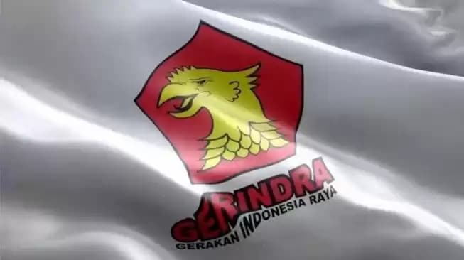 Ilustrasi Bendera Partai Gerindra (Foto: Ist)