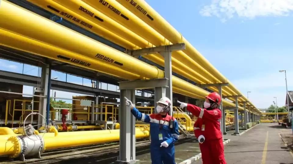 Ilustrasi infrastruktur gas Pertagas (Foto: Pertagas)