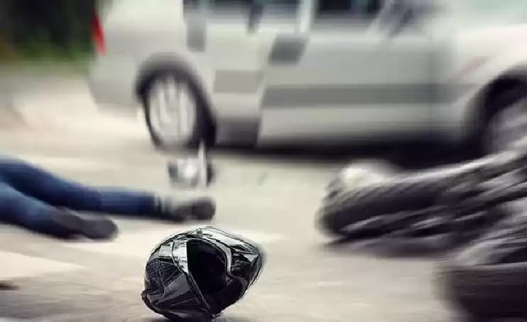 Ilustrasi kecelakaan sepeda motor