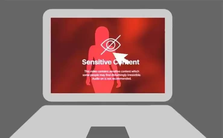 Ilustrasi - Konten sensitif berbau pornograf