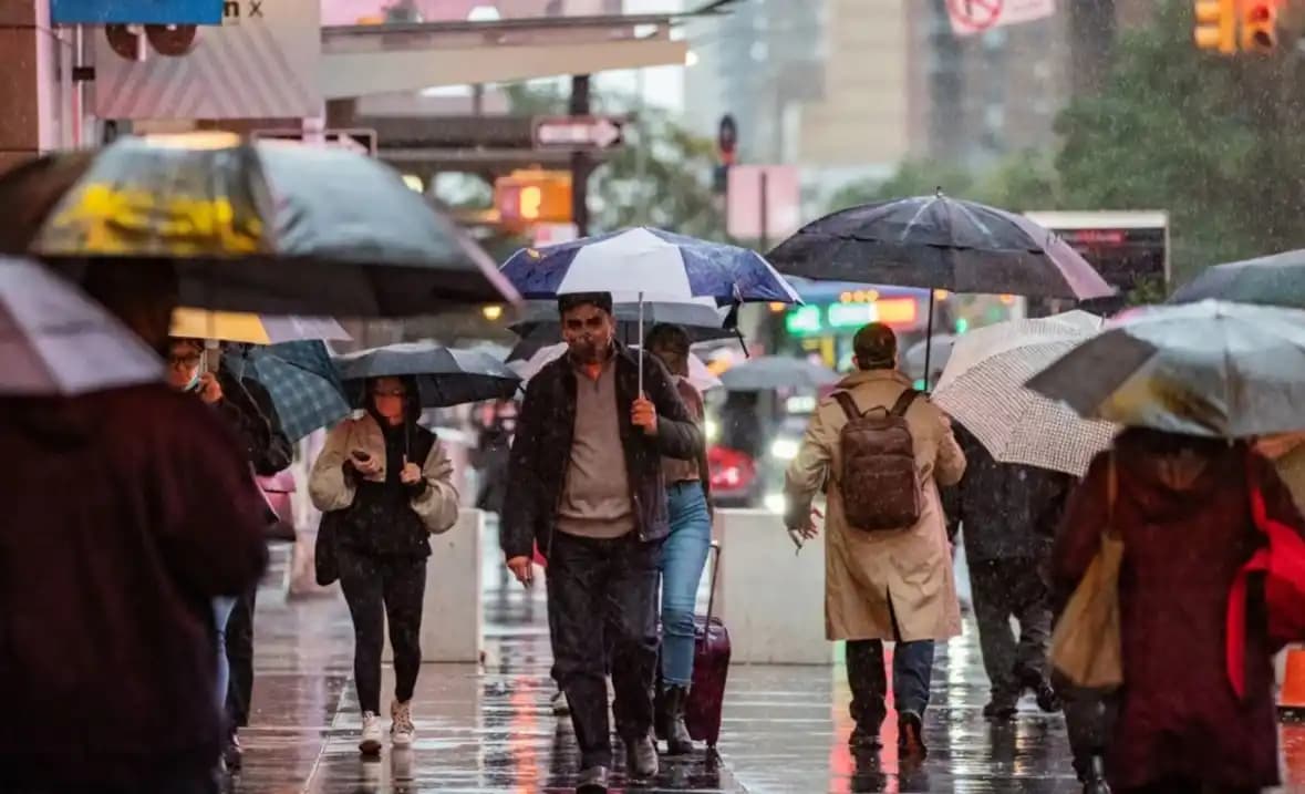 Ilustrasi liburan di musim hujan