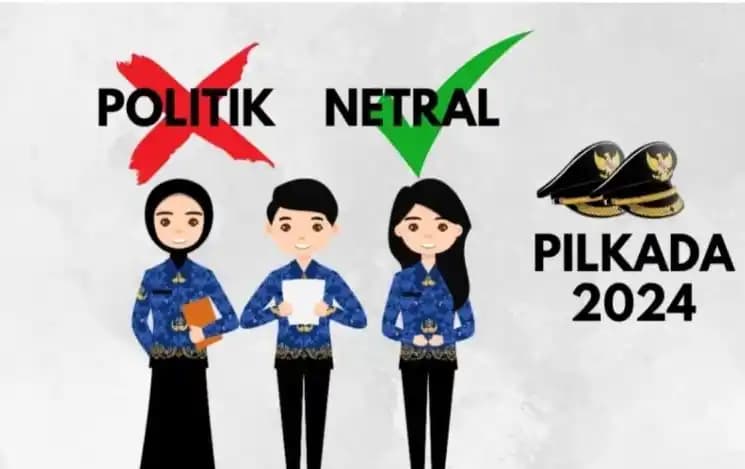 Ilustrasi - Netralitas ASN Pada Pilkada 2024