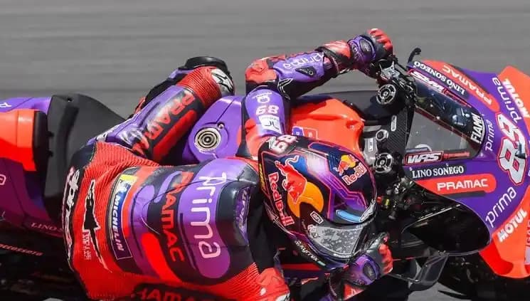 Ilustrasi - Pembalap Prima Pramac Jorge Martin