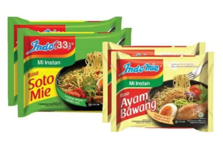 Indomie Rasa soto dan Ayam bawang