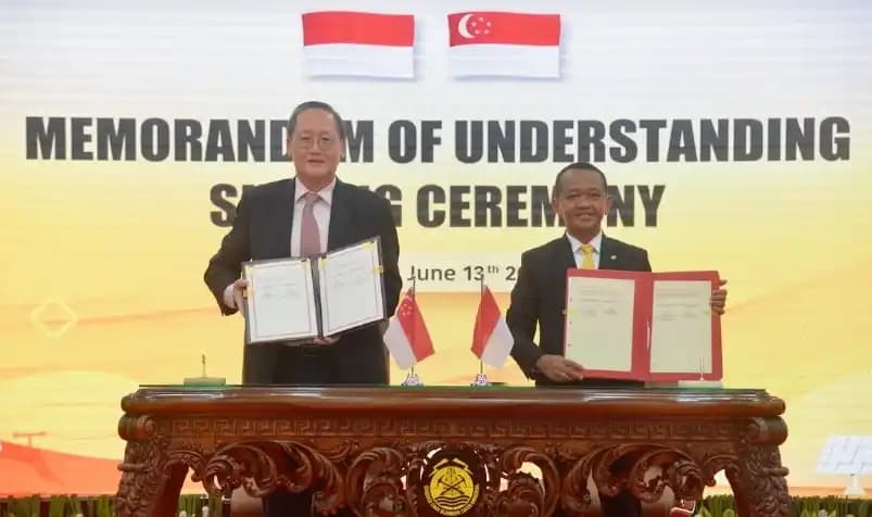 Indonesia dan Singapura teken Tiga MoU Senilai Rp162 Triliun