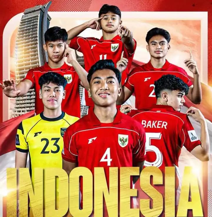 Indonesia Lolos ke Piala Dunia U-17 2025 di Qatar