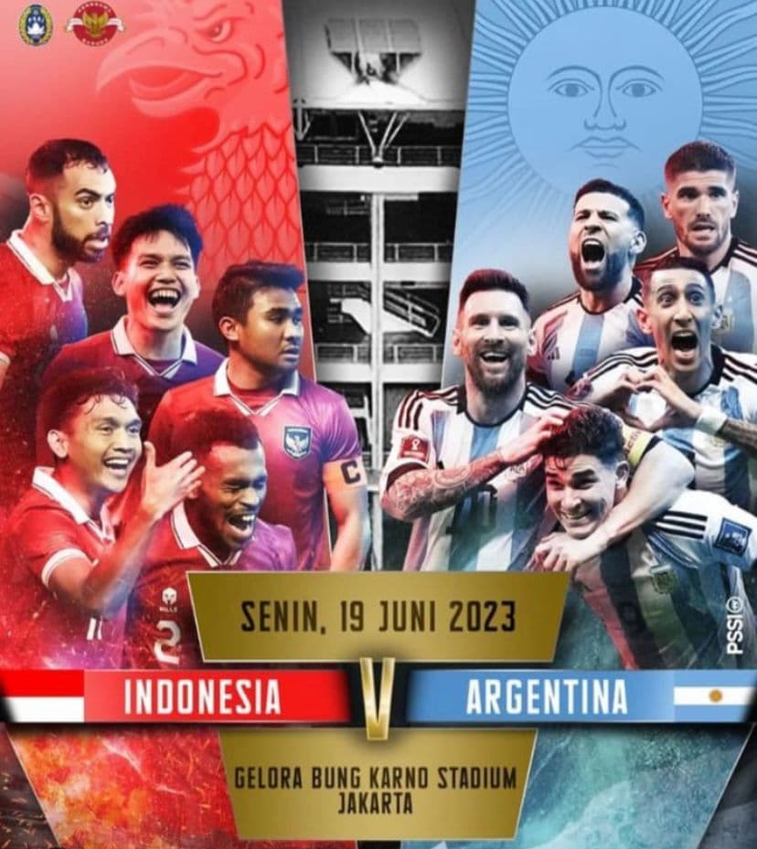 Dijual Mulai Hari Ini, Intip Cara Beli Tiket Indonesia vs Argentina