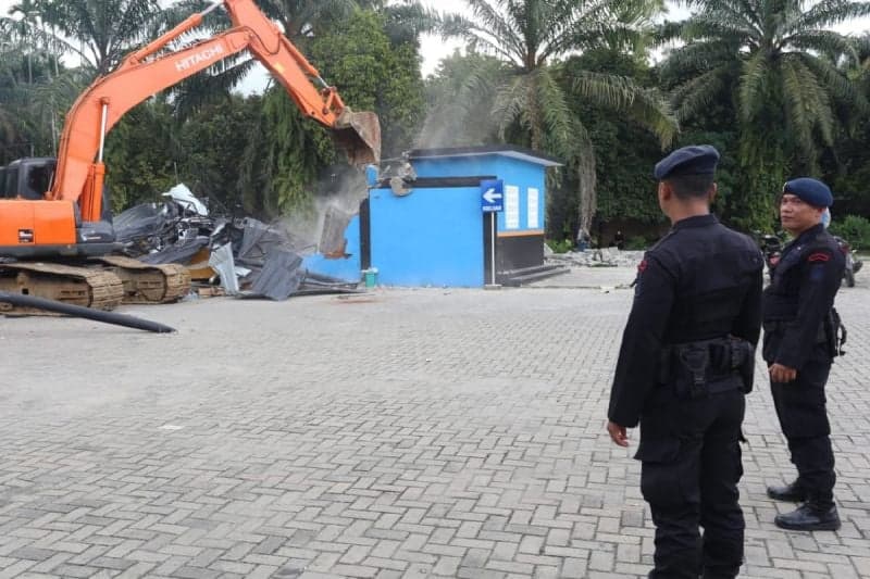 Polda Sumut Hancurkan Diskotik di Deli Serdang Karena Tempat Narkoba