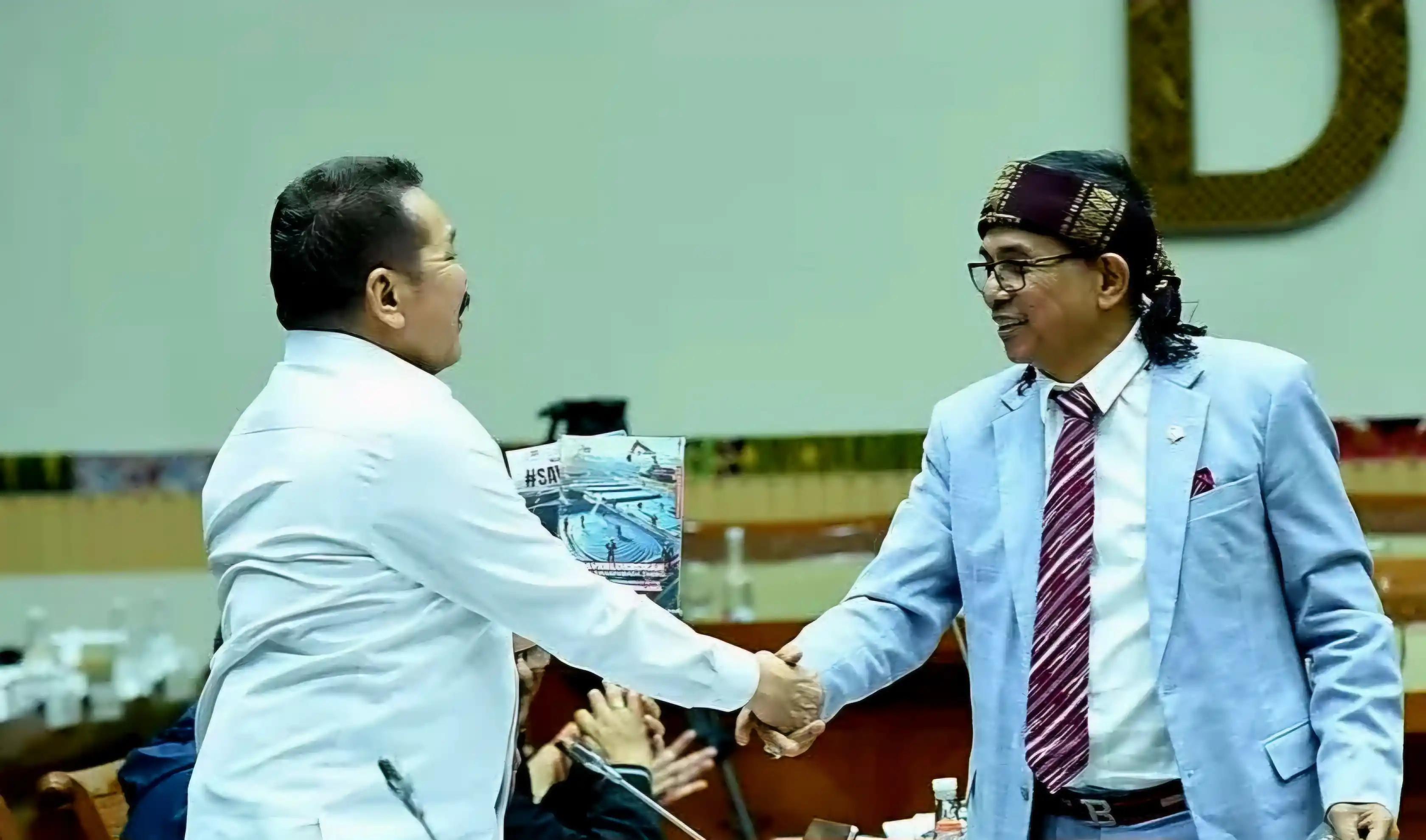 Jaksa Agung ST Burhanuddin dan Hinca Panjaitan