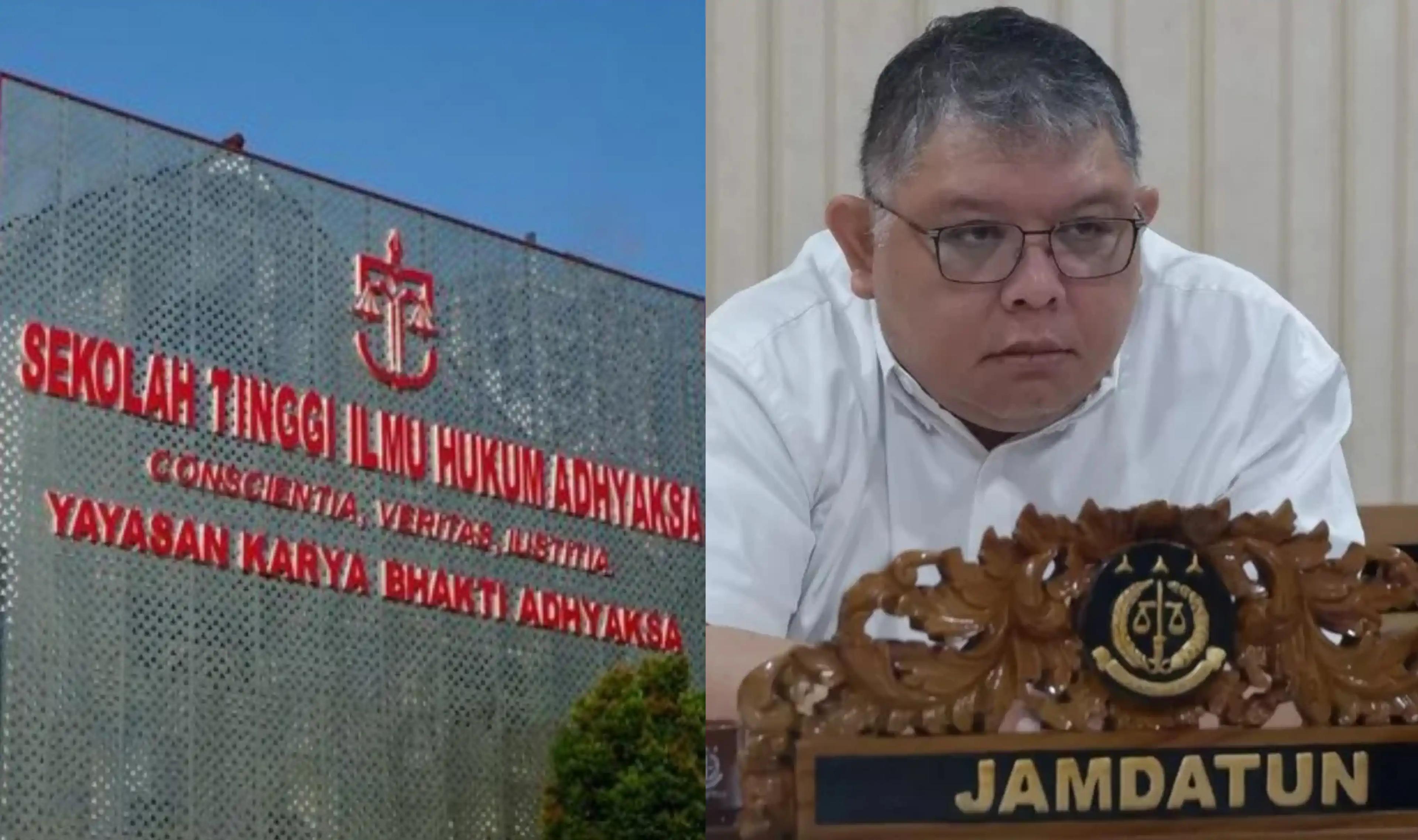 Jam Datu Nerendra Jatna dan STIH Adhyaksa