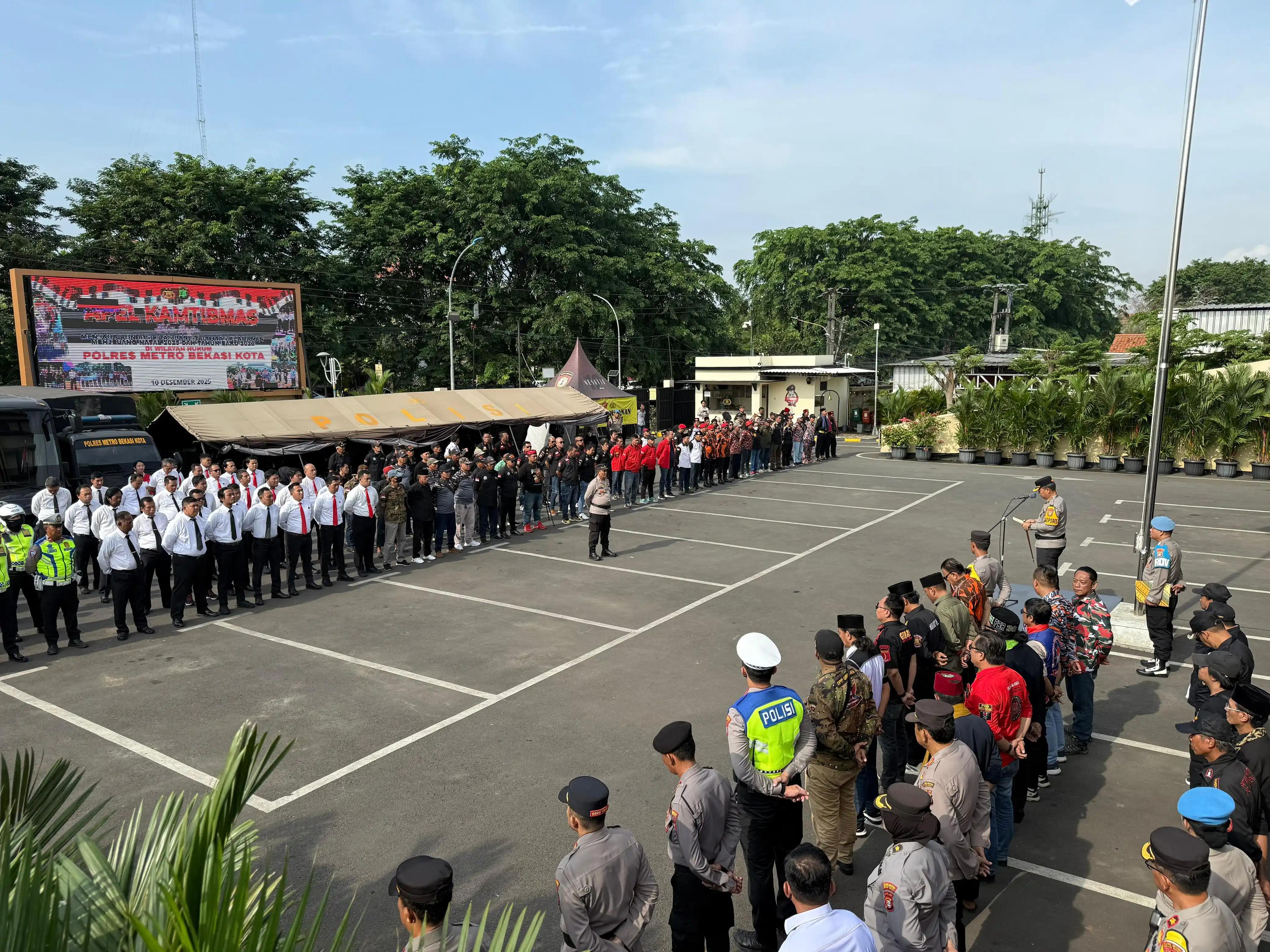 Jelang Nataru, Polres Bekasi Kota Perkuat Kolaborasi Keamanan