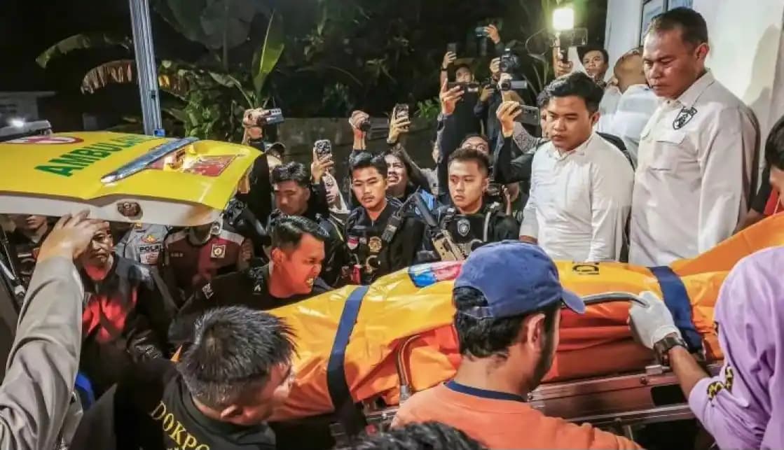 Jenazah Anggota Polres Way Kanan