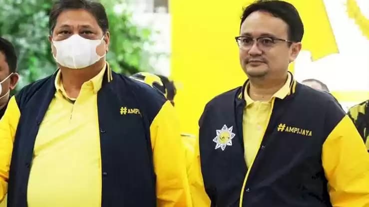 Jerry Sambuaga dan Airlangga Hartarto