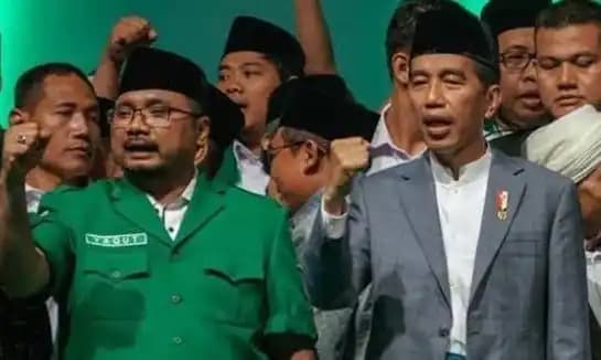 Jokowi dan Yaqut Cholil Quomas