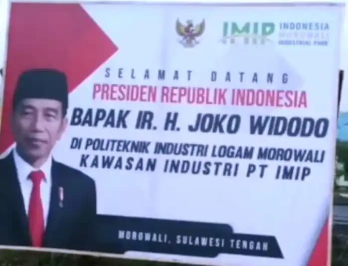 Jokowi di IMIP