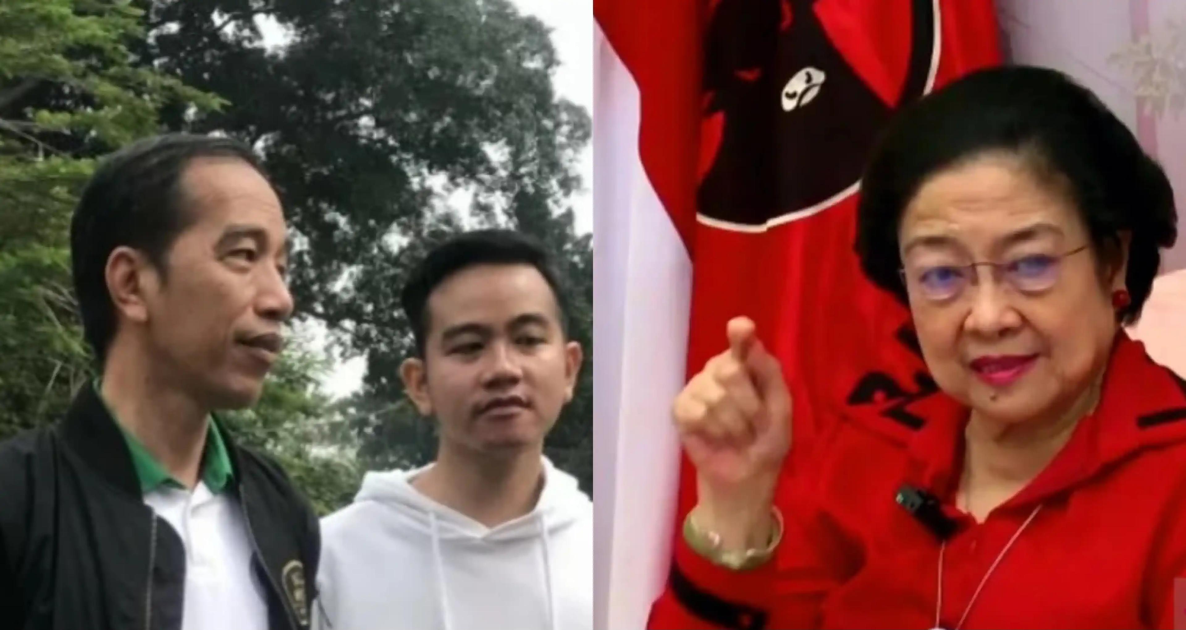 Jokowi Gibran dan Megawati