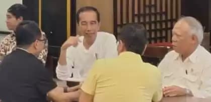 jokowi makan malam