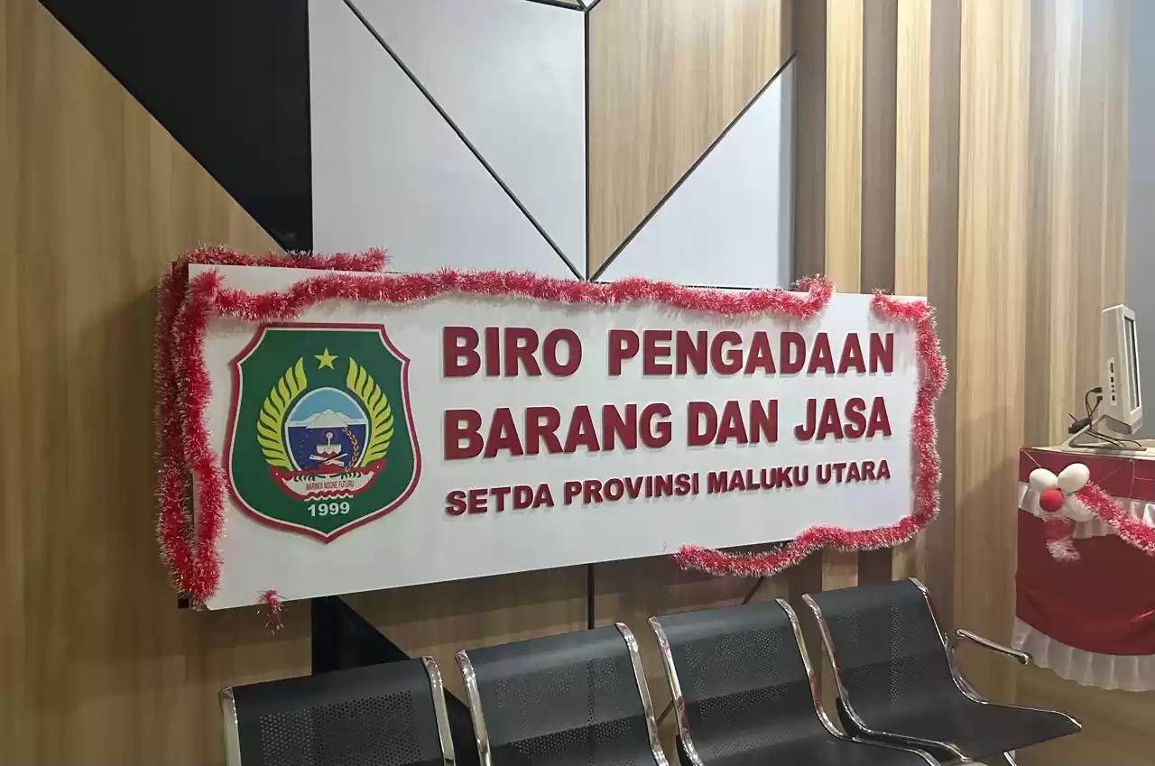 Kantor Biro Pengadaan Barang dan Jasa (BPBJ) Provinsi Maluku Utara (Foto: MI/RD)