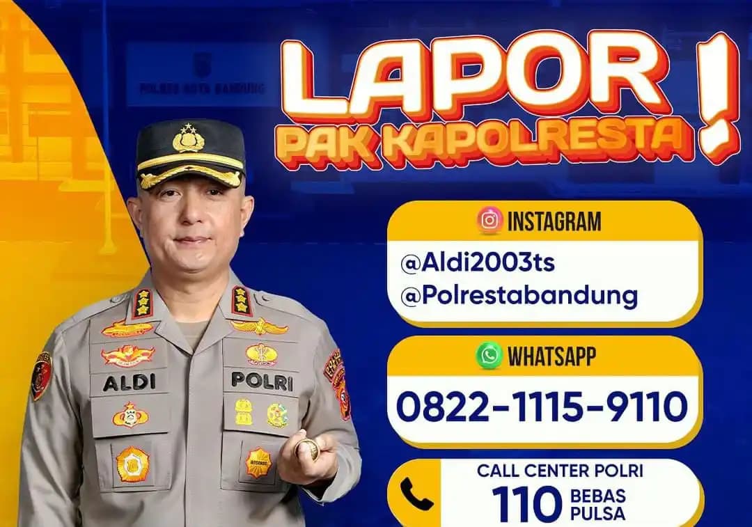 Kapolresta Bandung, Kombes Pol Aldi Subartono