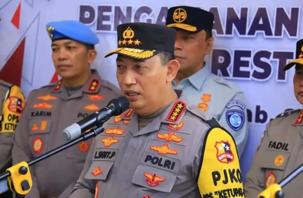 Kapolri Jenderal Pol Listyo Sigit Prabowo