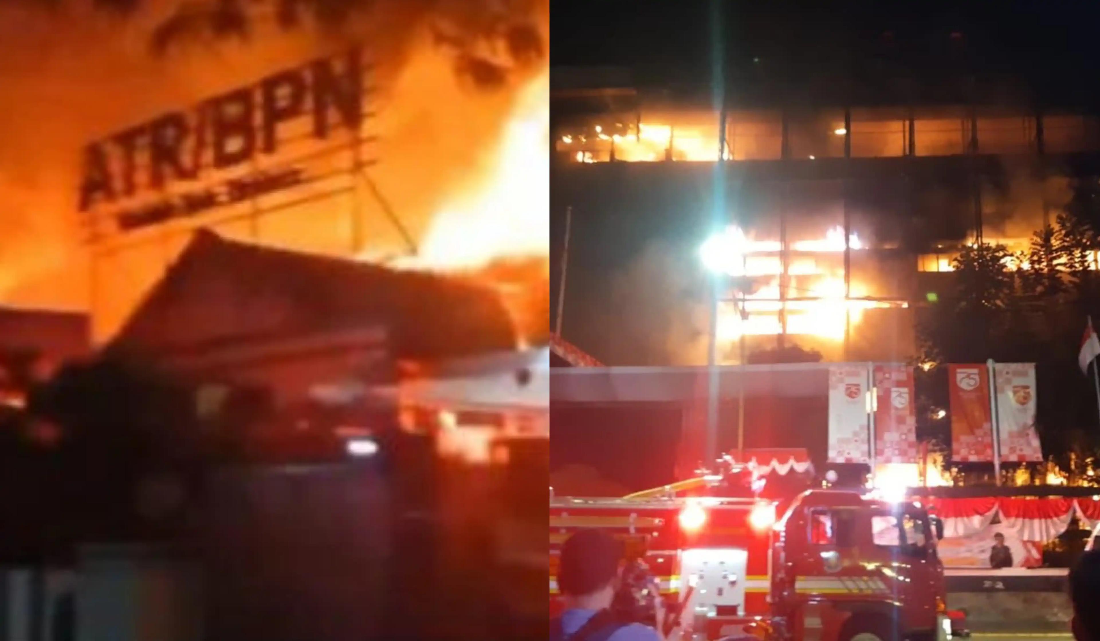 Kebakaran ATRBPN dan Kejagung
