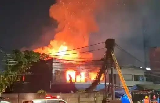 Kebakaran di Bekasi