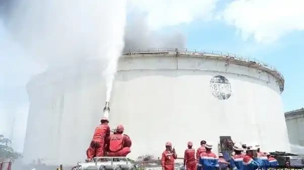 Kebakaran Kilang Pertamina Cilacap
