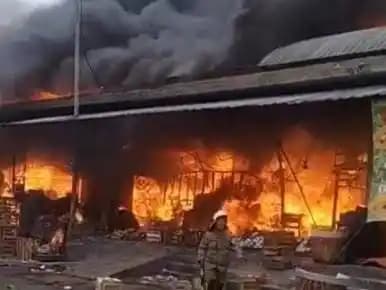 Kebakaran Pasar Induk Kramat Jati