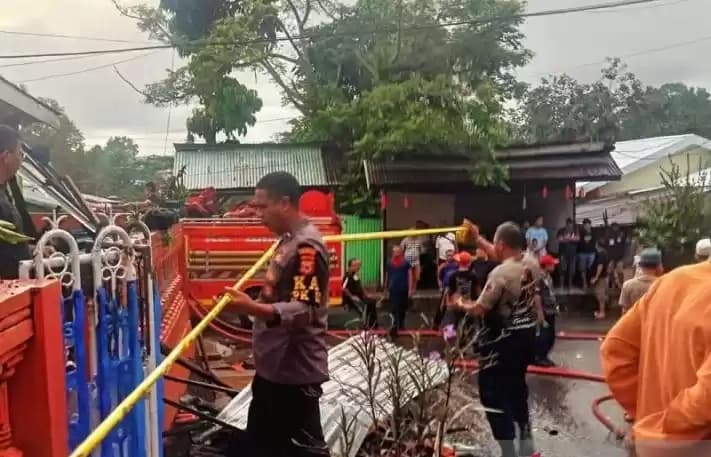 Kebakaran Rumah di Ambon