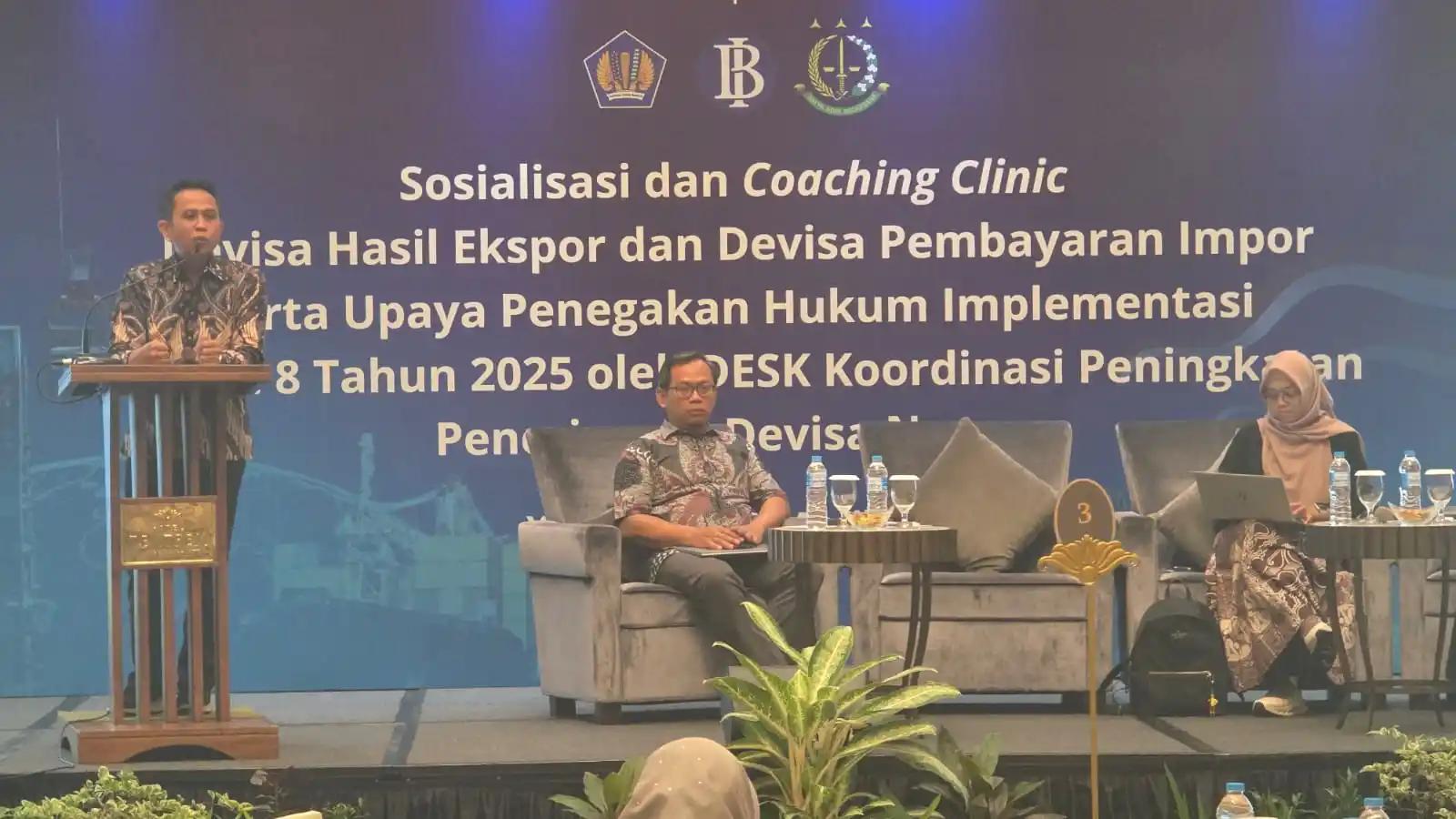 Kegiatan Sosialisasi devisa hasil ekspor (dhe) dan devisa pembayaran impor (dpi)